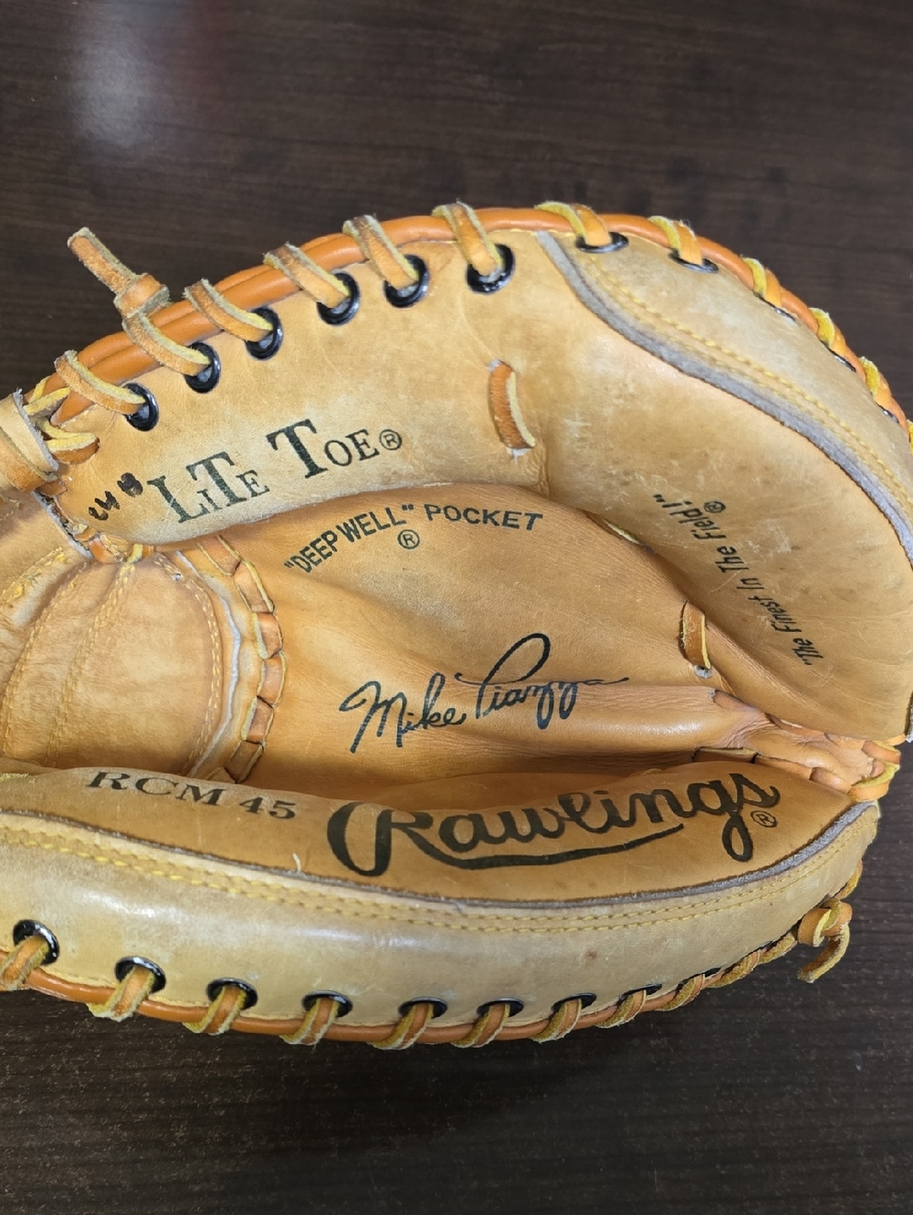 Rawlings Mike Piazza Lite Toe Tan Baseball Glove Hall Of Fame 2018